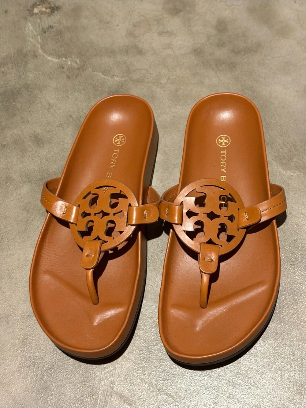 Tory Burch Leather Miller Sandals